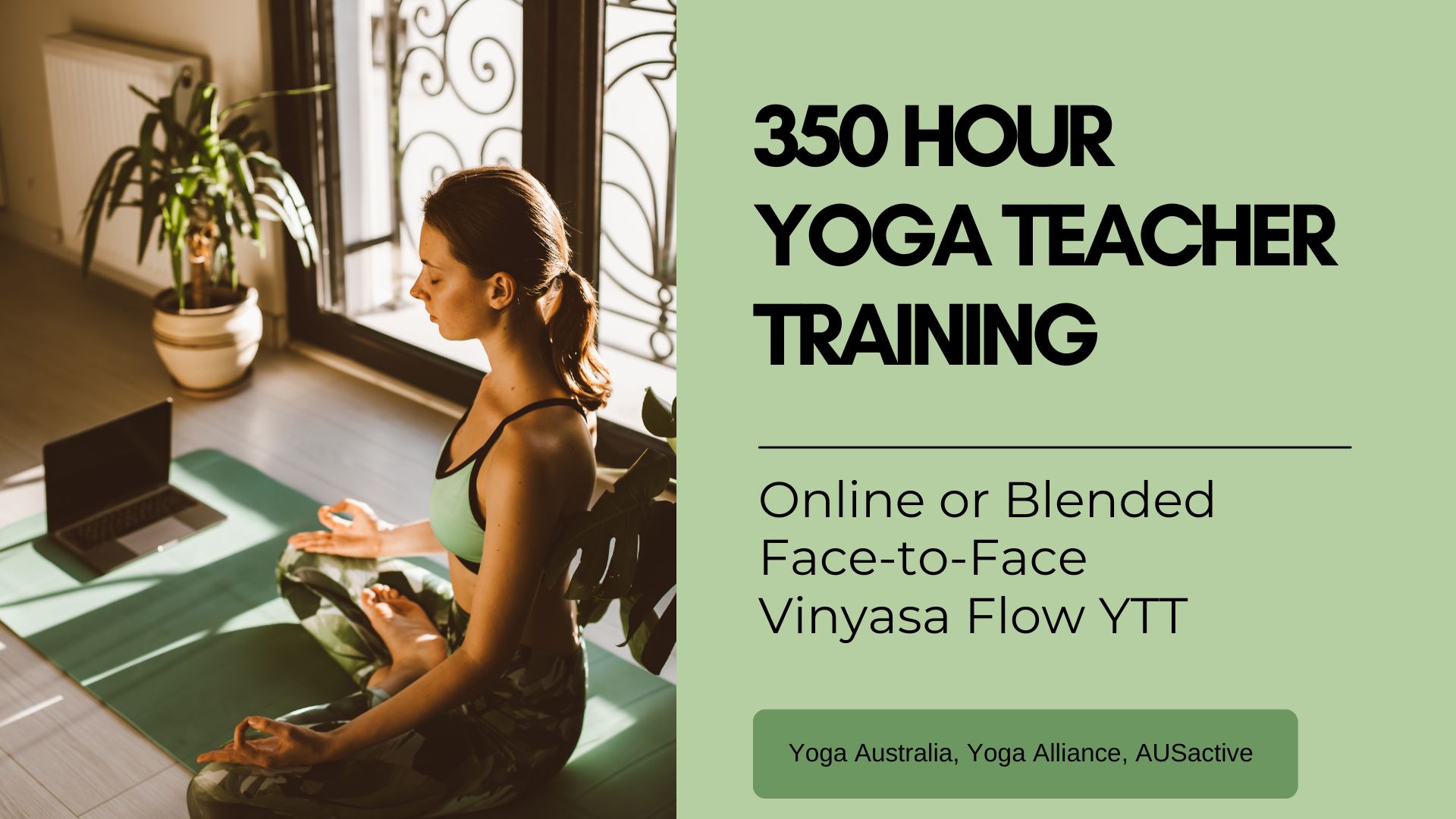 yoga australia registered teacher training course